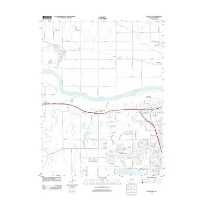 2012 Map of Silver Lake, 2012 Print