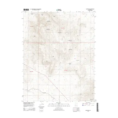 2014 Map of Silver Peak, 2014 Print