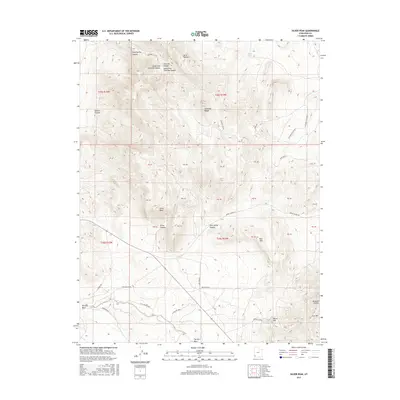 2017 Map of Silver Peak, 2017 Print
