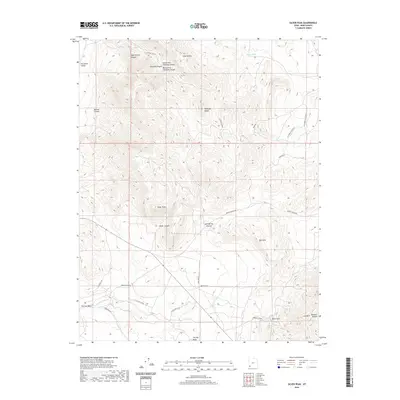 2020 Map of Silver Peak, 2020 Print