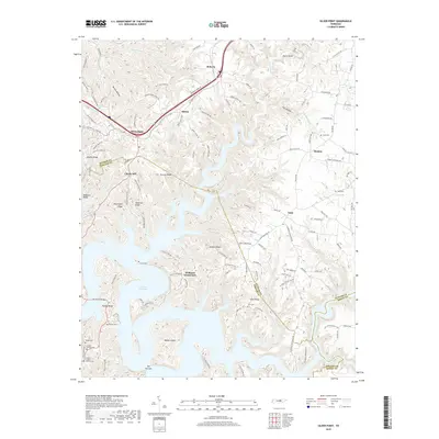 2019 Map of Silver Point, 2019 Print
