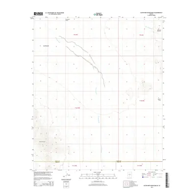 2014 Map of Silver Reef Mountains SE, 2014 Print