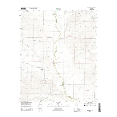 2014 Map of Silver Ridge, 2014 Print