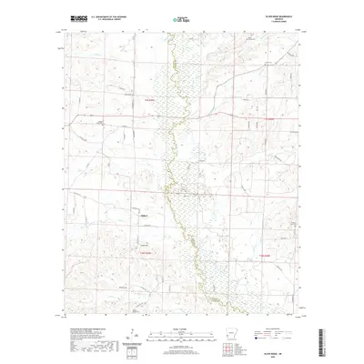 2020 Map of Silver Ridge, 2020 Print