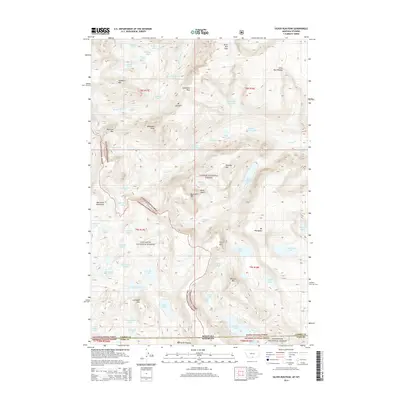 2014 Map of Silver Run Peak, 2014 Print