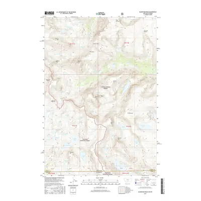 2017 Map of Silver Run Peak, 2017 Print
