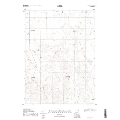 2017 Map of Silver Springs, 2017 Print