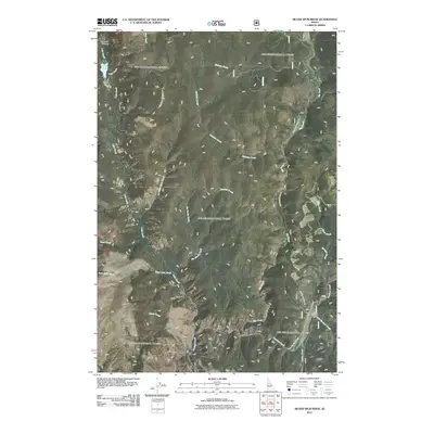 2011 Map of Silver Spur Ridge, 2011 Print