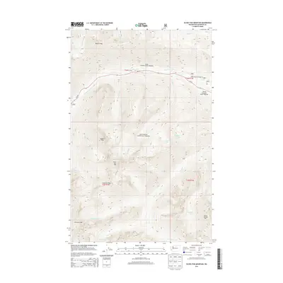 2014 Map of Silver Star Mountain, 2014 Print