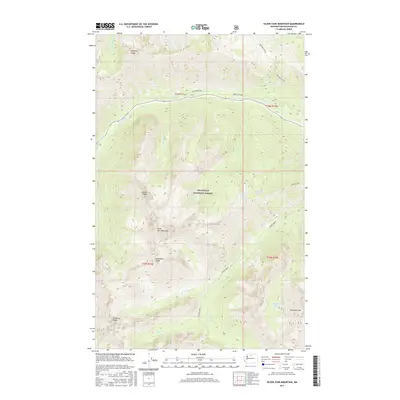 2017 Map of Silver Star Mountain, 2017 Print
