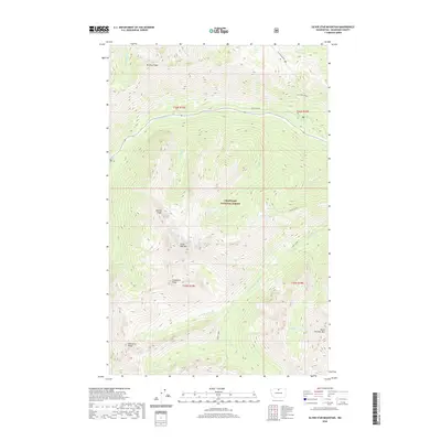 2020 Map of Silver Star Mountain, 2020 Print