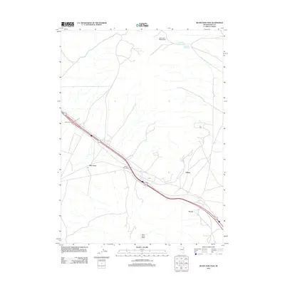 2012 Map of Silver Zone Pass, 2012 Print