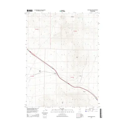 2014 Map of Silver Zone Pass, 2014 Print
