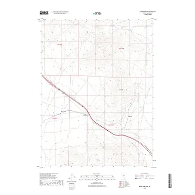 2018 Map of Silver Zone Pass, 2018 Print