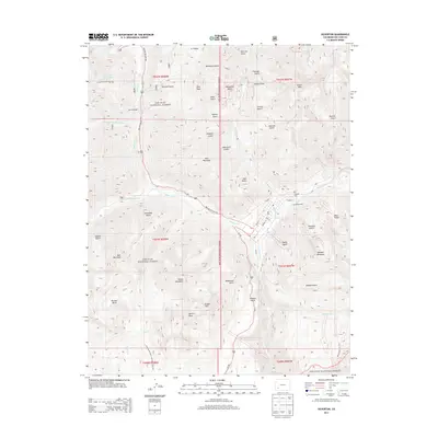 2013 Map of Silverton, 2013 Print