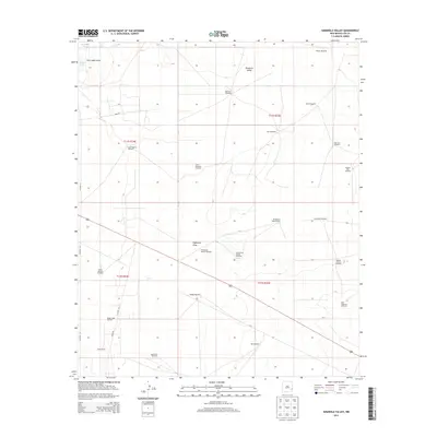 2013 Map of Simanola Valley, 2013 Print