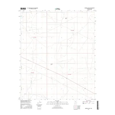 2017 Map of Simanola Valley, 2017 Print