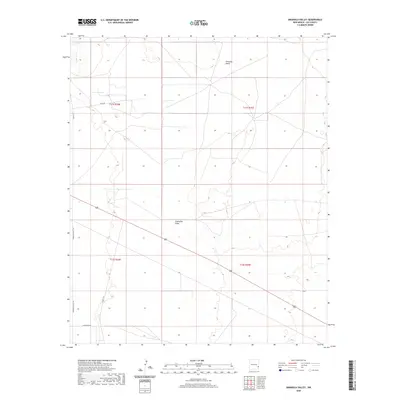 2020 Map of Simanola Valley, 2020 Print