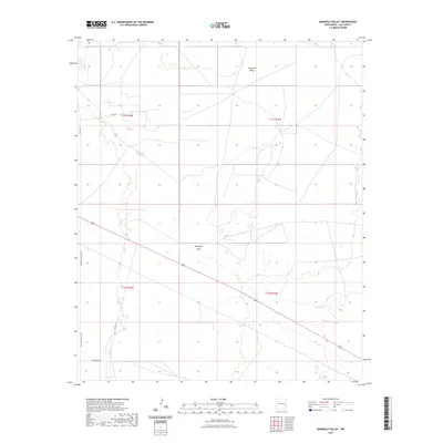 2023 Map of Simanola Valley, 2023 Print