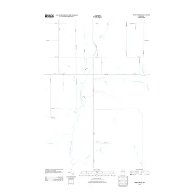 2013 Map of Simes Creek, 2013 Print