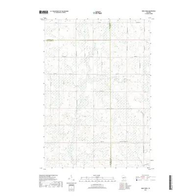 2018 Map of Simes Creek, 2018 Print
