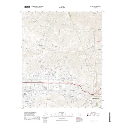 2018 Map of Simi Valley East, 2018 Print