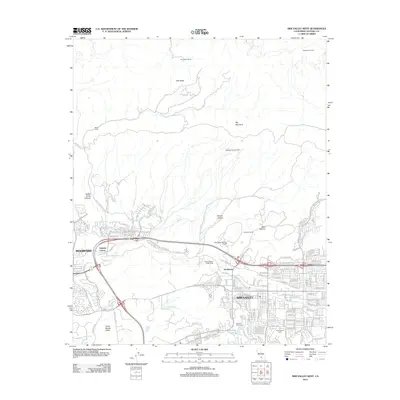 2012 Map of Simi Valley West, 2012 Print