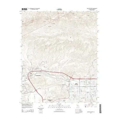 2015 Map of Simi Valley West, 2015 Print