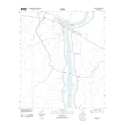 2012 Map of Simmesport, 2012 Print