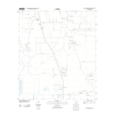2013 Map of Simmons Bottom, 2013 Print