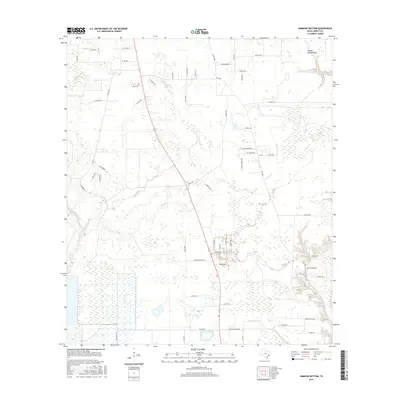 2016 Map of Simmons Bottom, 2016 Print