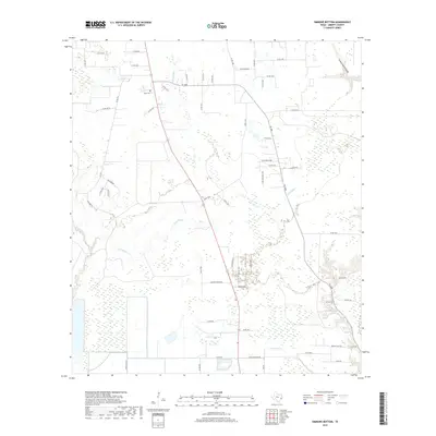 2019 Map of Simmons Bottom, 2019 Print