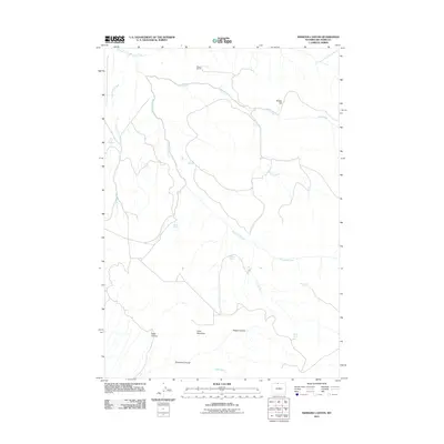 2011 Map of Simmons Canyon, 2011 Print