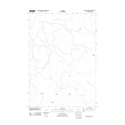 2012 Map of Simmons Canyon, 2012 Print