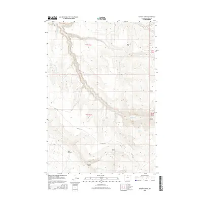 2015 Map of Simmons Canyon, 2015 Print