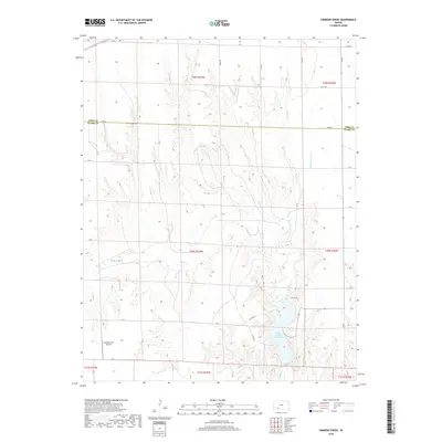 2018 Map of Simmons Creek, 2018 Print