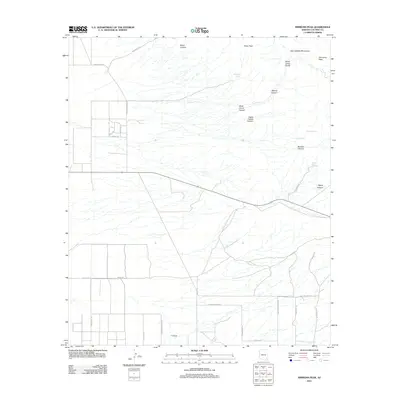 2011 Map of Simmons Peak, 2011 Print