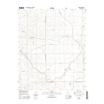 2014 Map of Simmons, 2014 Print