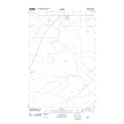 2011 Map of Simms, 2011 Print
