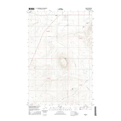 2017 Map of Simms, 2017 Print