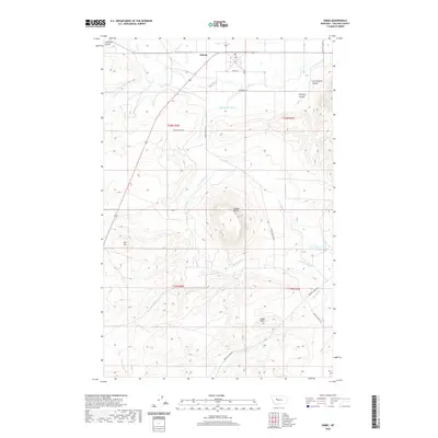 2020 Map of Simms, 2020 Print