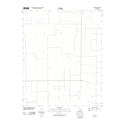 2010 Map of Simms, 2010 Print