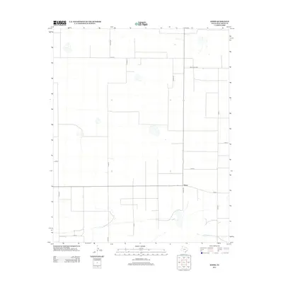 2012 Map of Simms, 2012 Print
