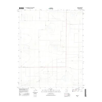 2016 Map of Simms, 2016 Print