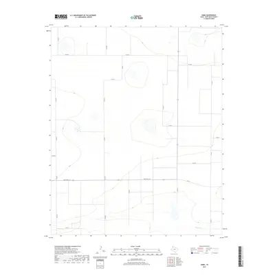2019 Map of Simms, 2019 Print