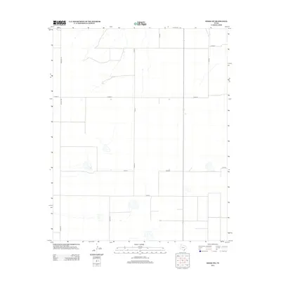 2012 Map of Simms NW, 2012 Print