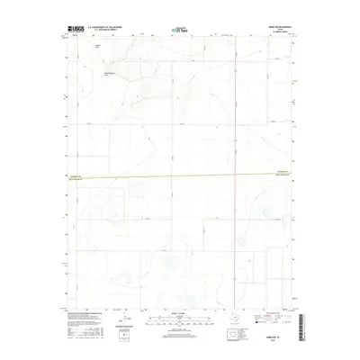 2016 Map of Simms NW, 2016 Print
