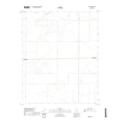 2019 Map of Simms NW, 2019 Print