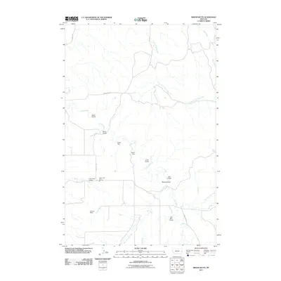 2011 Map of Simons Butte, 2011 Print