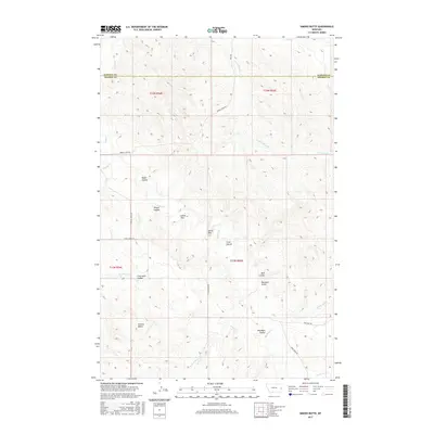 2017 Map of Simons Butte, 2017 Print